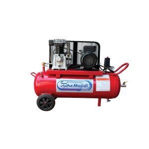 کمپرسور باد ۸۰ لیتری مجیدی (دو پیستون - دینام ۲.۵ اسب)