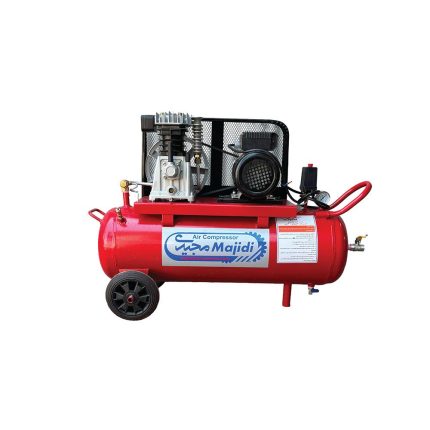کمپرسور باد ۸۰ لیتری مجیدی (دو پیستون - دینام ۲.۵ اسب)